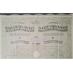 1927. WARSAW STEAM LOCOMOTIVE CONSTRUCTION JOINT STOCK COMPANY 25 ZLOTYS