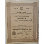 1913. JOINT-STOCK COMPANY OF KALISZ PLUSH AND VELVET FACTORY
