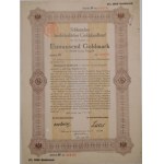 1925. BOND OF THE NATIONAL TREASURY OF ŚLĄSK IN WROCLAW 1000 MARKS IN GOLD