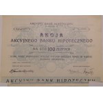 1926. A COLLECTION OF 5 SHARES OF STOCK MORTGAGE BANK IN LVIV. BDB CONDITION.