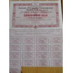 1993. COLLECTION OF 5 SHARES - ZAKŁADY PRZEMYSŁ CUKIERNICZY WAWEL S.A. IN KRAKÓW 1 MILLION ZLOTYS