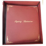 1865. STREETCARS OF 5 CONTINENTS - A COLLECTION OF 102 STREETCAR STOCKS AND BONDS IN AN EXCLUSIVE ALBUM AND BOX