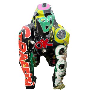 Gorillas pop-art, Goryl graffiti