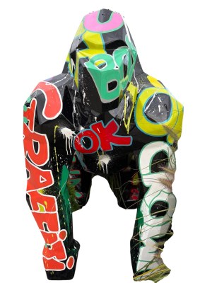 Gorillas pop-art, Gorilla graffiti