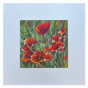 Piotr Tofil (1953-2024), Poppies, 2017