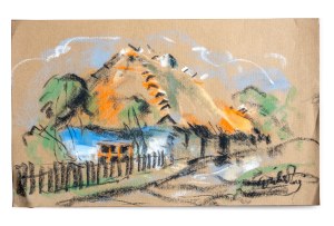 Victor Zin (1925-2007), Village Cottage