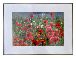 Piotr Tofil (1953-2024), Field of poppies, 2016