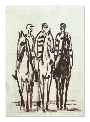 Prof. Bohdan Borowski (1923-1989), Three horsemen