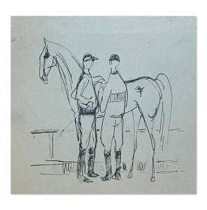 Prof. Bohdan Borowski (1923-1989), Conversation by the mare