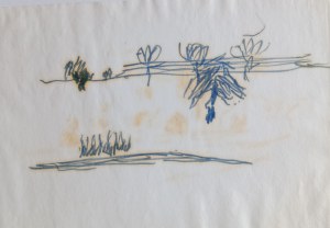 Ludwik Maciąg, Landscape with bushes