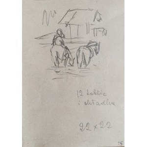 Ludwik Maciąg, Konie przy domu
