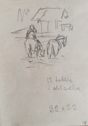 Ludwik Maciąg, Horses by the house
