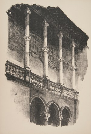 Jan Kanty Gumowski, Fragment of the cloister of the Wawel Royal Castle