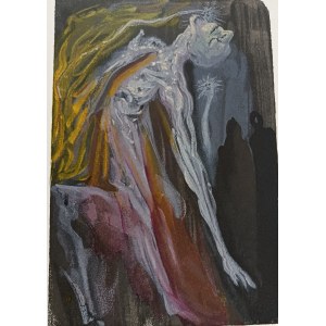 Salvador Dali, From the cycle Divine Comedy, Dante the Doubtful