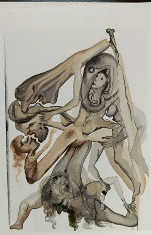 Salvador Dali, From the series Divine Comedy, LIchwiarze