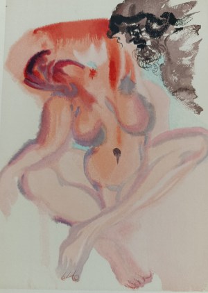 Salvador Dali, From the series Divine Comedy, Erynie.