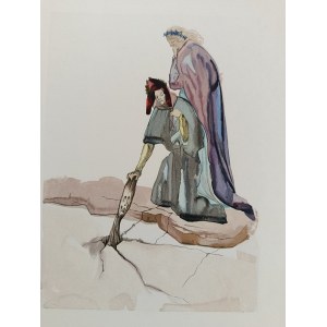 Salvador Dali, From the cycle Divine Comedy, The Abyss