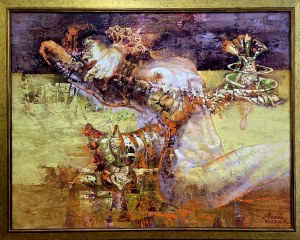 Igor PALIY (1963), Woman with hookah, 2022
