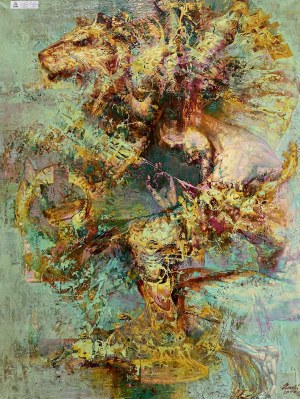 Igor PALIY (1963), Knight in tiger skin, 2020
