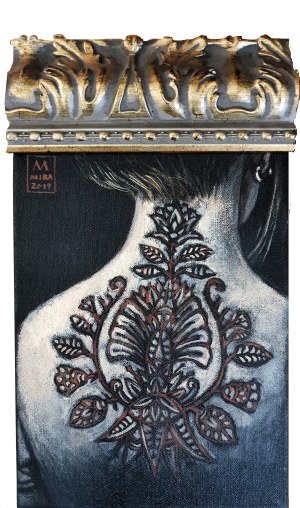 Mira SKOCZEK - WOJNICKA, New clothing, Tattoos series, 2017