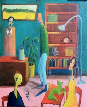 Aleksandra WOŹNIAK, The lizard is also at home, 2019