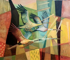 Aleksandra WOŹNIAK, Cranes III, 2021