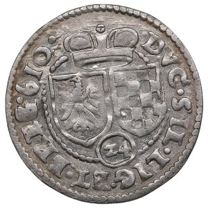 Bohemia, Silesia, Duchy of Liegnitz-Brieg (Reichenstein) 3 Kreuzer 1610 - Johann Christian (1602-1639) and Georg Rudolf