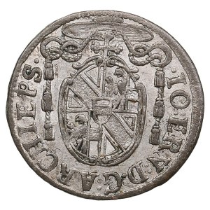 Austrian States, Bishopric of Salzburg 1 Kreuzer 1699 - Johann Ernst von Thun-Hohenstein (1687-1709)