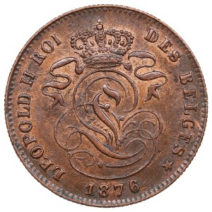 Belgium (Brussels) 2 Centimes 1876 - Leopold II (1865-1909)