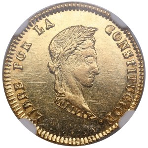 Bolivia, Republic (Potosi) 1 Scudo 1852 - NGC MS 63