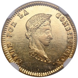 Bolivia, Republic (Potosi) 1 Scudo 1852 - NGC MS 63