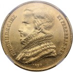 Brazil, Empire 20 000 Reis 1850/49 - Pedro II (1831-1889) - NGC AU 58