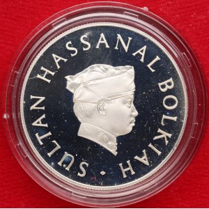 Brunei (Royal Mint, Llantrisant) 10 Dollars 1977 - Hassanal Bolkiah (1967-date)