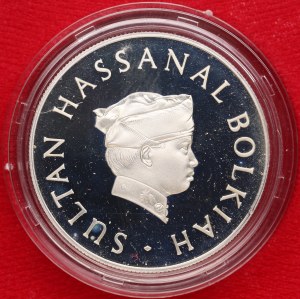 Brunei (Royal Mint, Llantrisant) 10 Dollars 1977 - Hassanal Bolkiah (1967-date)