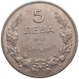 Bulgaria (Vienna mint) 5 Leva 1943 - Boris III (1918-1943)