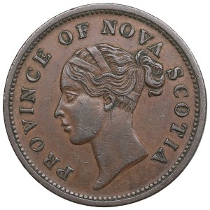 Canadian provinces, Nova Scotia 1 Penny Token 1840 - Victoria (1842-1901)