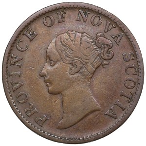 Canadian provinces, Nova Scotia ½ Penny Token 1840 - Victoria (1842-1901)