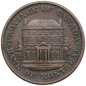 Canada, United Province (Soho mint) ½ Penny 1842 - Bank of Montreal