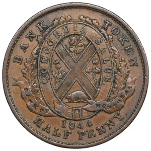 Canada, United Province (Soho mint) ½ Penny 1844 - Bank of Montreal