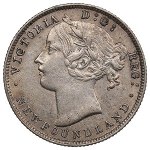 Canadian provinces, Newfoundland (Royal Mint, London) 20 Cents 1881 - Victoria (1842-1901)