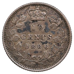 Canada (Royal Mint, London) 10 Cents 1886 - Victoria (1842-1901)