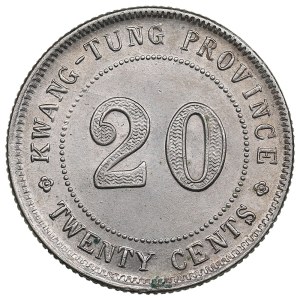China (Republic) Kwangtung Province 2 Jiao / 20 Cents 1922
