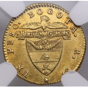 Colombia (Bogota) 1 Peso 1846/2 - NGC MS 63