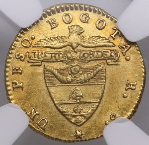 Colombia (Bogota) 1 Peso 1846/2 - NGC MS 63