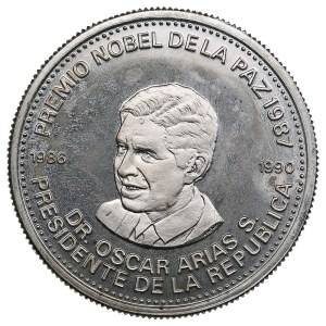 Costa Rica (Sherritt Mint, Canada) 1000 Colones 1987 - Oscar Arias