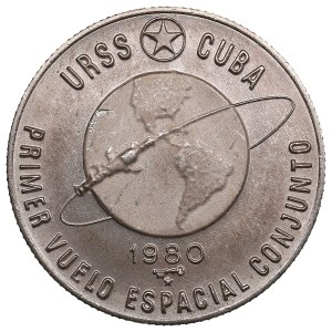 Cuba (Havana) 5 Pesos 1980 - First joint space flight