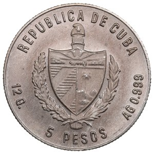 Cuba (Havana) 5 Pesos 1980 - First joint space flight