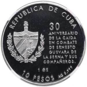 Cuba (Havana) 10 Pesos 1997 - Ernesto Che Guevara - NGC PF 69 ULTRA CAMEO