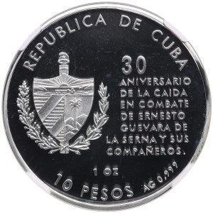 Cuba (Havana) 10 Pesos 1997 - Ernesto Che Guevara - NGC PF 69 ULTRA CAMEO