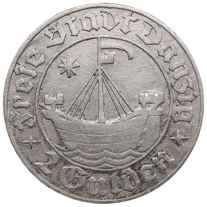 Free City of Danzig 2 Gulden 1932